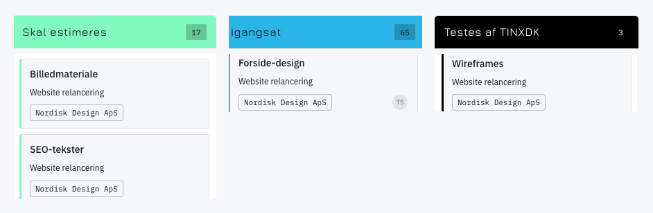 Uddrag af tavlen i OpenTIME